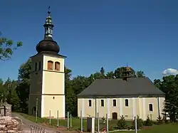 Kostel svaté Kateřiny od jihovýchodu