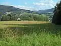 Výhled směrem k Zámecké hoře