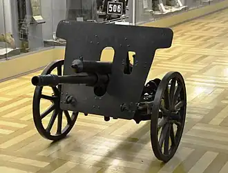 kanon v Armádním muzeu na Žižkově