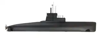 Model ponorky typu 201