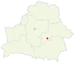 Babrujsk na mapě