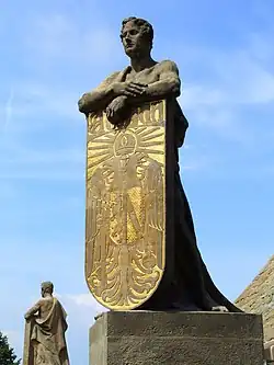 Štítonoš na Mohylě míru