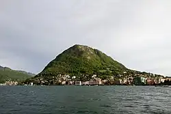Pohled na horu z Lugana