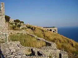 rozvaliny svatyně S. Angelo