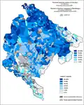 Srbština podle sídel.