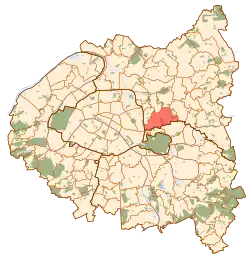 Montreuil na mapě