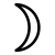 Měsíc ☽ (dorůstající)