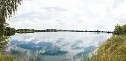 Panorama: Moravičanské jezero