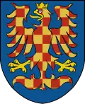 Znak markraběte a markrabství (1915–1918). Od roku 2003 ve znaku Jihomoravského kraje.