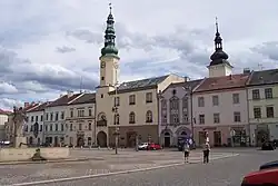 Náměstí T. G. Masaryka s radnicí