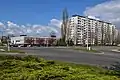 Křižovatka s ulicí Jana Masaryka