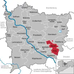 Moritzburg na mapě