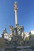 Morový sloup, Pernštýnské nám., Pardubice 03.JPG