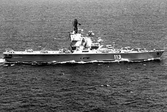 Křižník Moskva v roce 1985