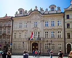 Kounický palác v Mostecké ulici na Malé Straně