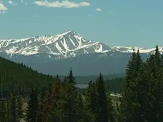 Mount Elbert v červnu 2006