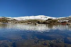 Pohled na Mount Kosciuszko od Snowy River (Sněžné řeky)