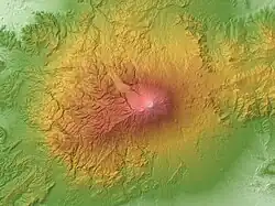 Reliéfní mapa.