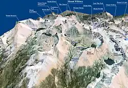 Mount Whitney a okolní hory