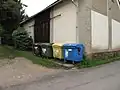 Kontejnery tříděného odpadu