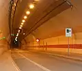 Vjezd do odbočky tunelu z Radlické ulice