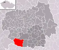 Mšené-lázně na mapě