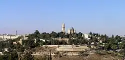 Sijón z jeruzalémské čtvrti Abu Tor