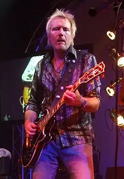 Manninen s Wishbone Ash v lednu roku 2009