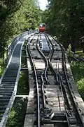 výhybka pozemní lanovky
