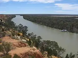 řeka u Headings Cliffs v Jižní Austrálii
