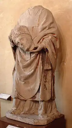 Pozdně gotická socha z Musée de Cluny