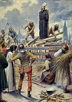Kamil Vladislav Muttich – Mistr Jan Hus na hranici v Kostnici