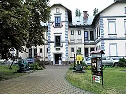 Vstup do muzea těžby ropy v Hodoníně