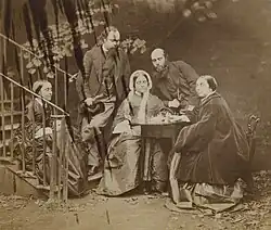 Lewis Carroll: Rodina Rossettiů, říjen 1863