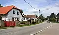 Hlavní silnice ve Svobodce