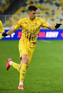 V roce 2021 v dresu FK Ruch Lvov