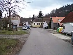 Myslkov, náves
