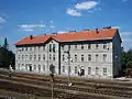 Bývalá celnice ve stanici Hrušovany nad Jevišovkou-Šanov