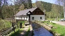 Objekt původní Čeňkovy pily s náhonem