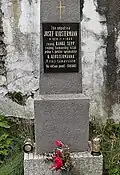 Náhrobek Josefa Klostermanna alias Seppa Rankla ve Staších