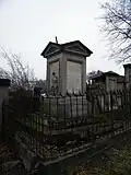 Náhrobek Zachariase Römische v Mikulášovicích