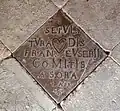Náhrobek na srdce Františka Eusebia ze Žďáru