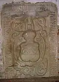Náhrobník Bohuslava Sedleckého z Újezdce (zemř.1520) umístěný v kostele sv.Martina