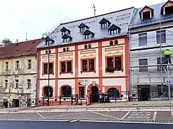 Renesanční panský dům čp. 4 na náměstí Republiky v Jáchymově