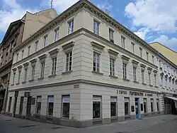 Nároží Kopeckého sady 14 a Bedřicha Smetany 15 (Plzeň).JPG