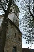 Průčelí kostela