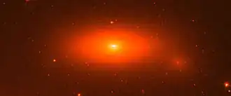 NGC 1277 jak ji zachytil Hubbleův vesmírný dalekohled