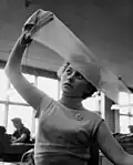 Polyamidová punčocha z roku 1954