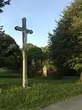 Socha Přibíka a krucifix