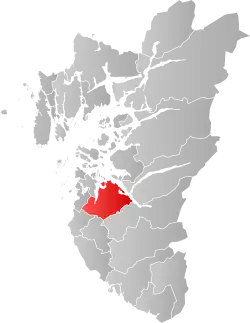 Sandnes na mapě